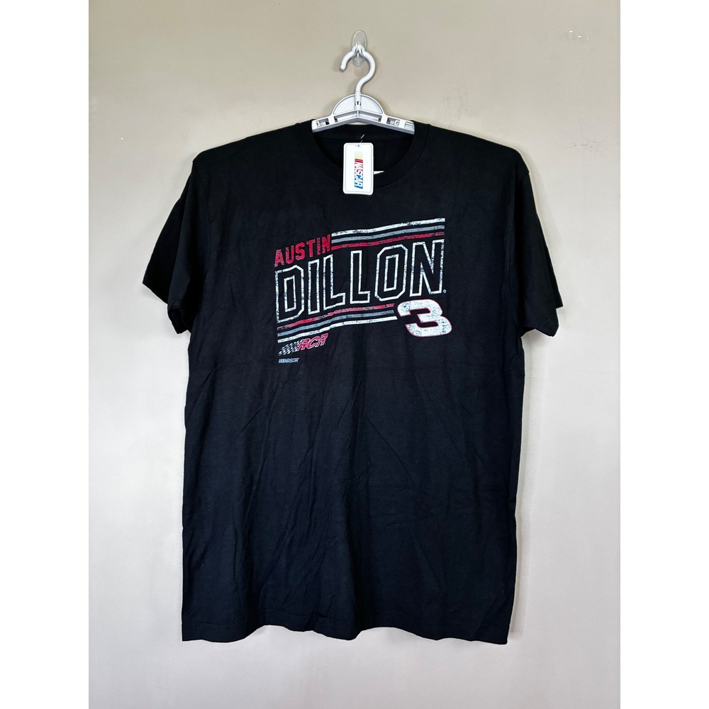 NASCAR Austin Dillon 3‎ RCR Racing Graphic T-Shirt Mens XL Black Cotton New